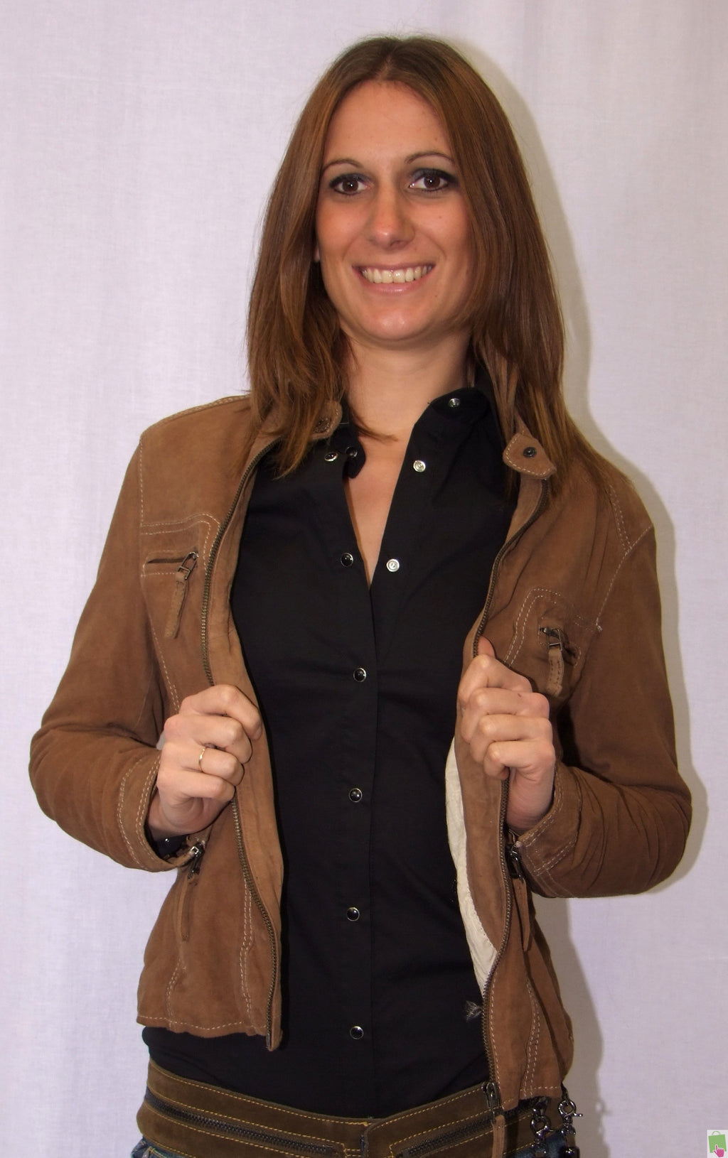 Oakwood Veste cuir Berenice