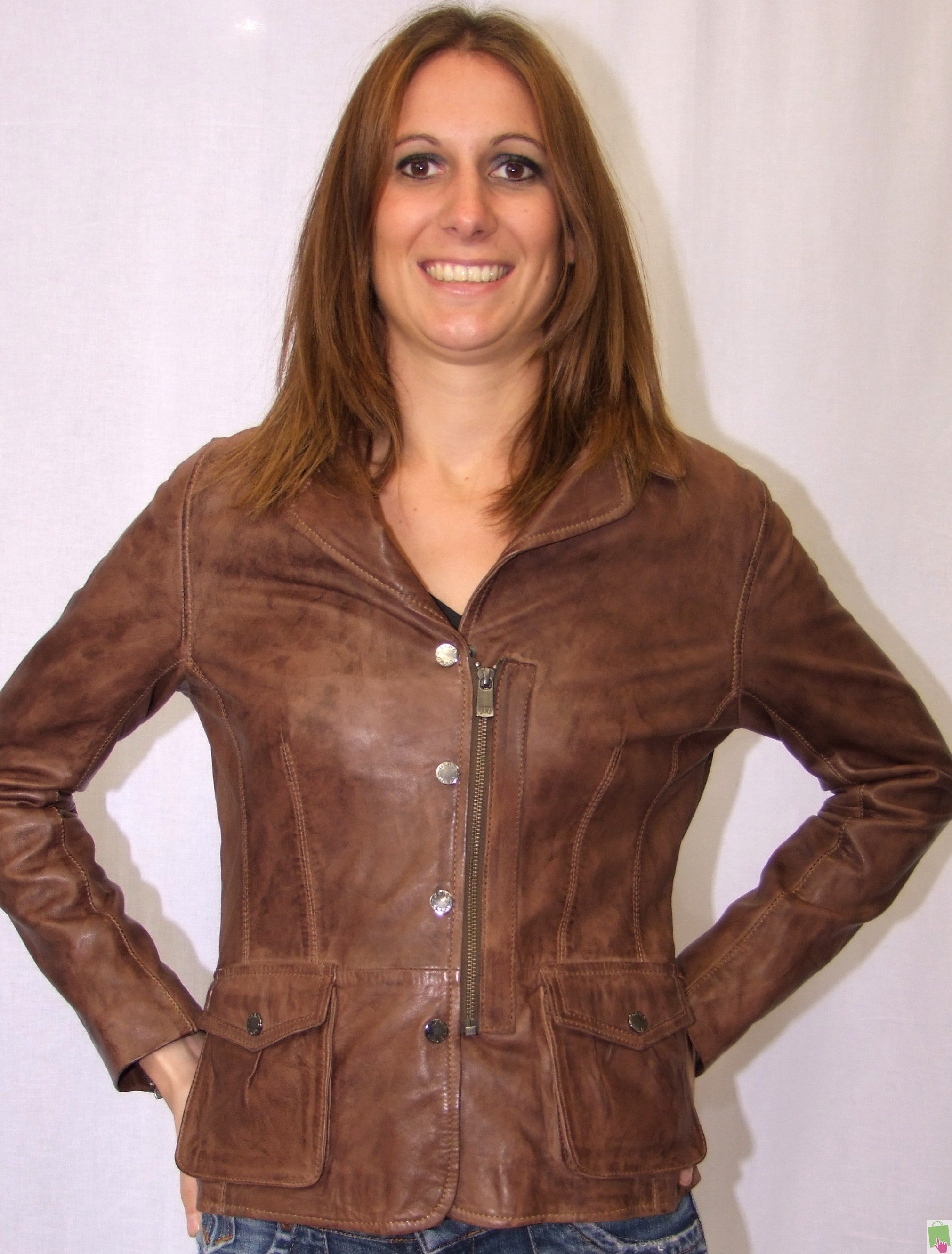 Veste Oakwood cuir Emily