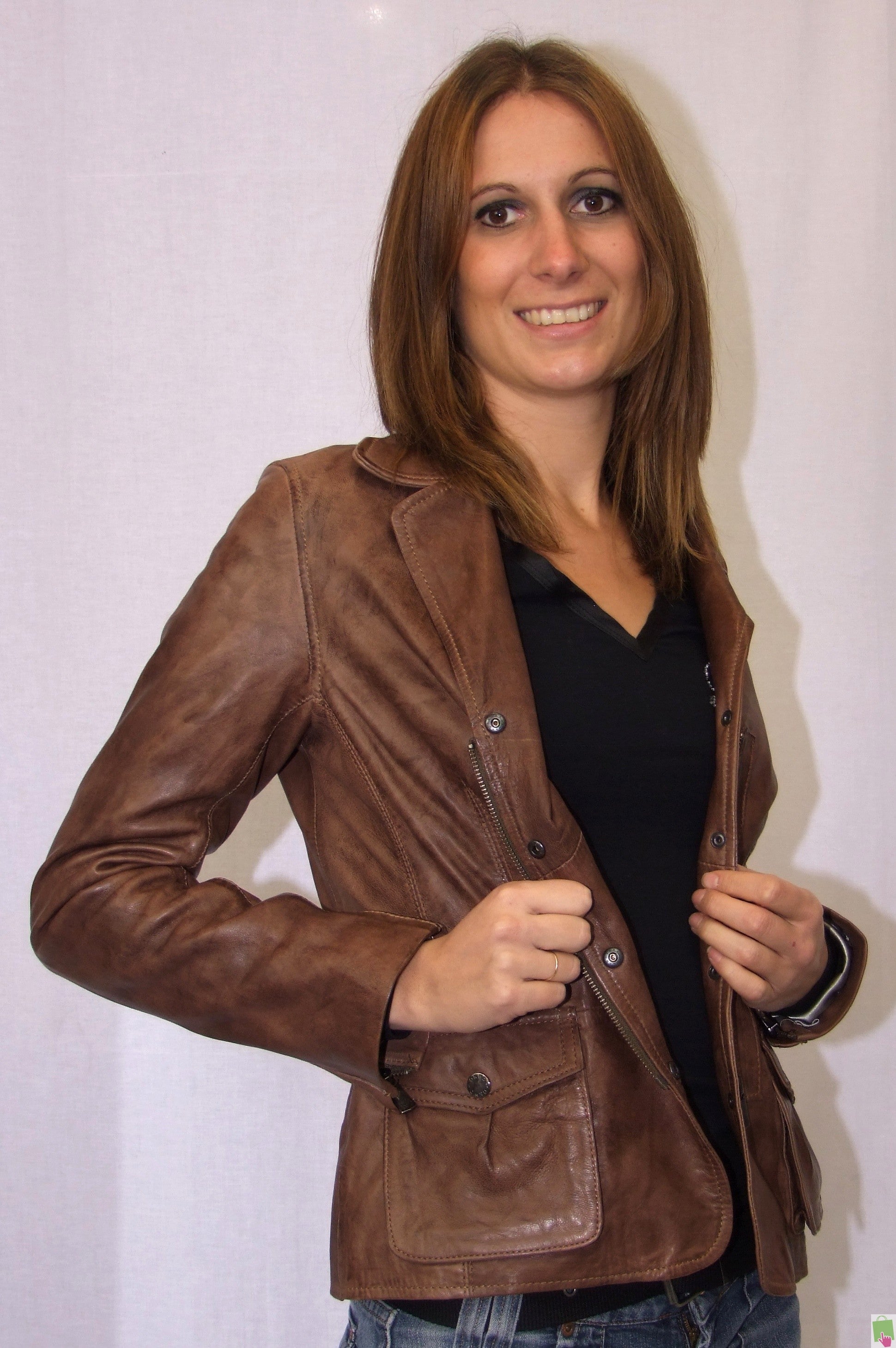Veste Oakwood cuir Emily