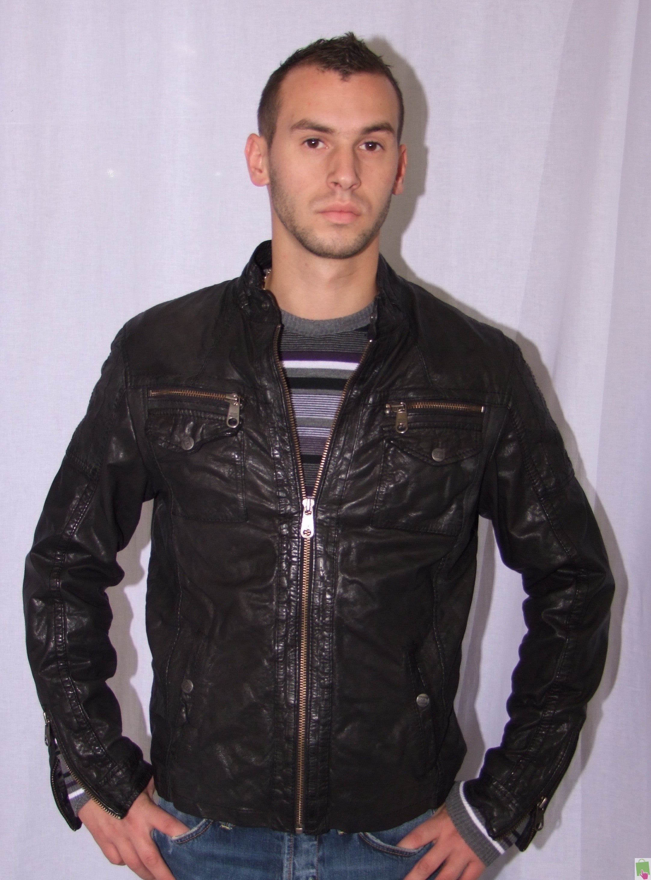 Oakwood Veste Cuir Camper