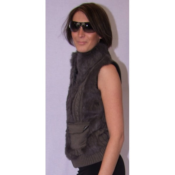 Gilet Oakwood Lipton Gris Taupe