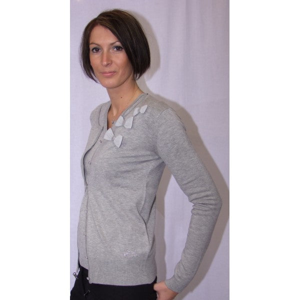 Gilet Baci & Abbracci Listera gris
