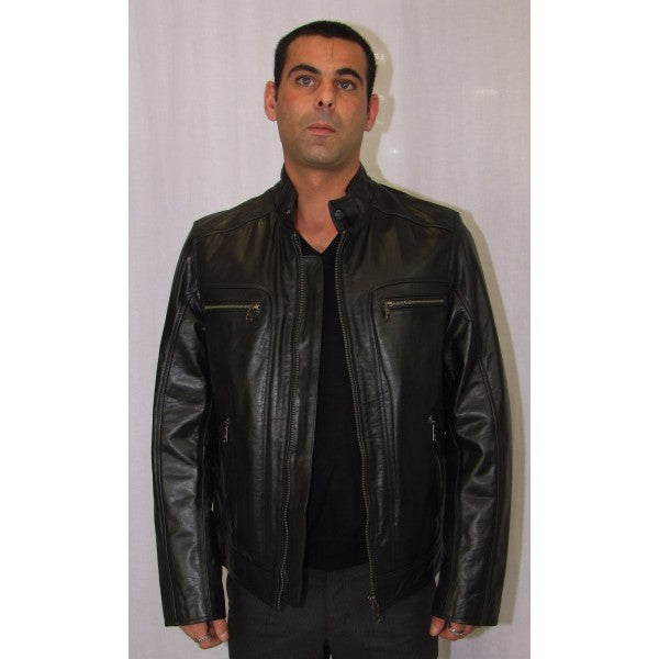 Blouson Cuir Oakwood Rapido Noir