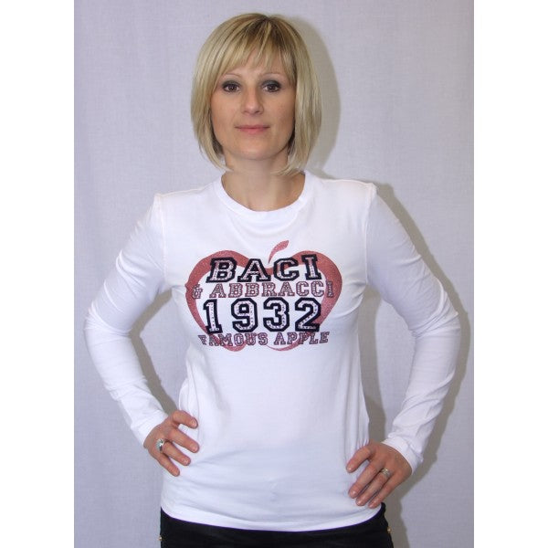 T-Shirt Baci & Abbracci Gala Blanc