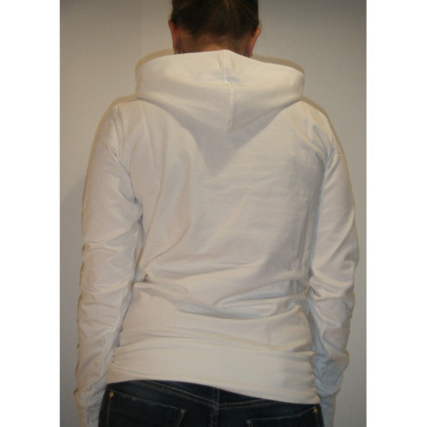 Baci & Abbracci Pull Capuche Blanc Ecru