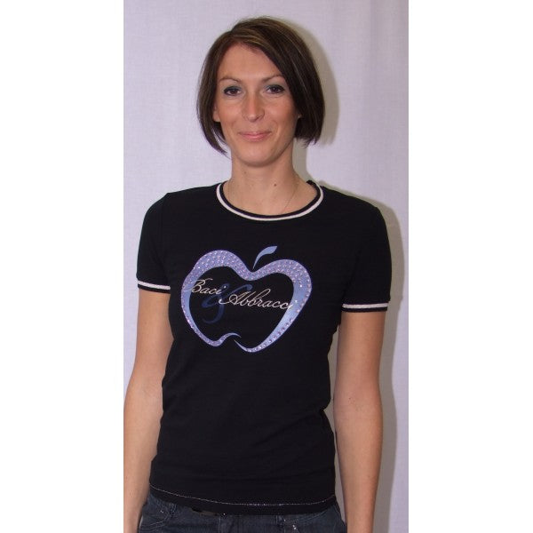 T -Shirt Buras noir Baci & Abbracci